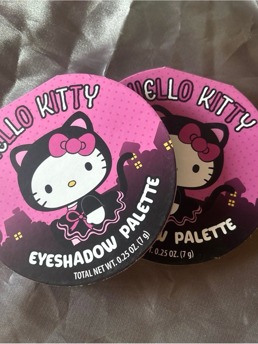 Hello Kitty Pink Eyeshadow Palettes - Hello Kitty Brand Set of Two NWT